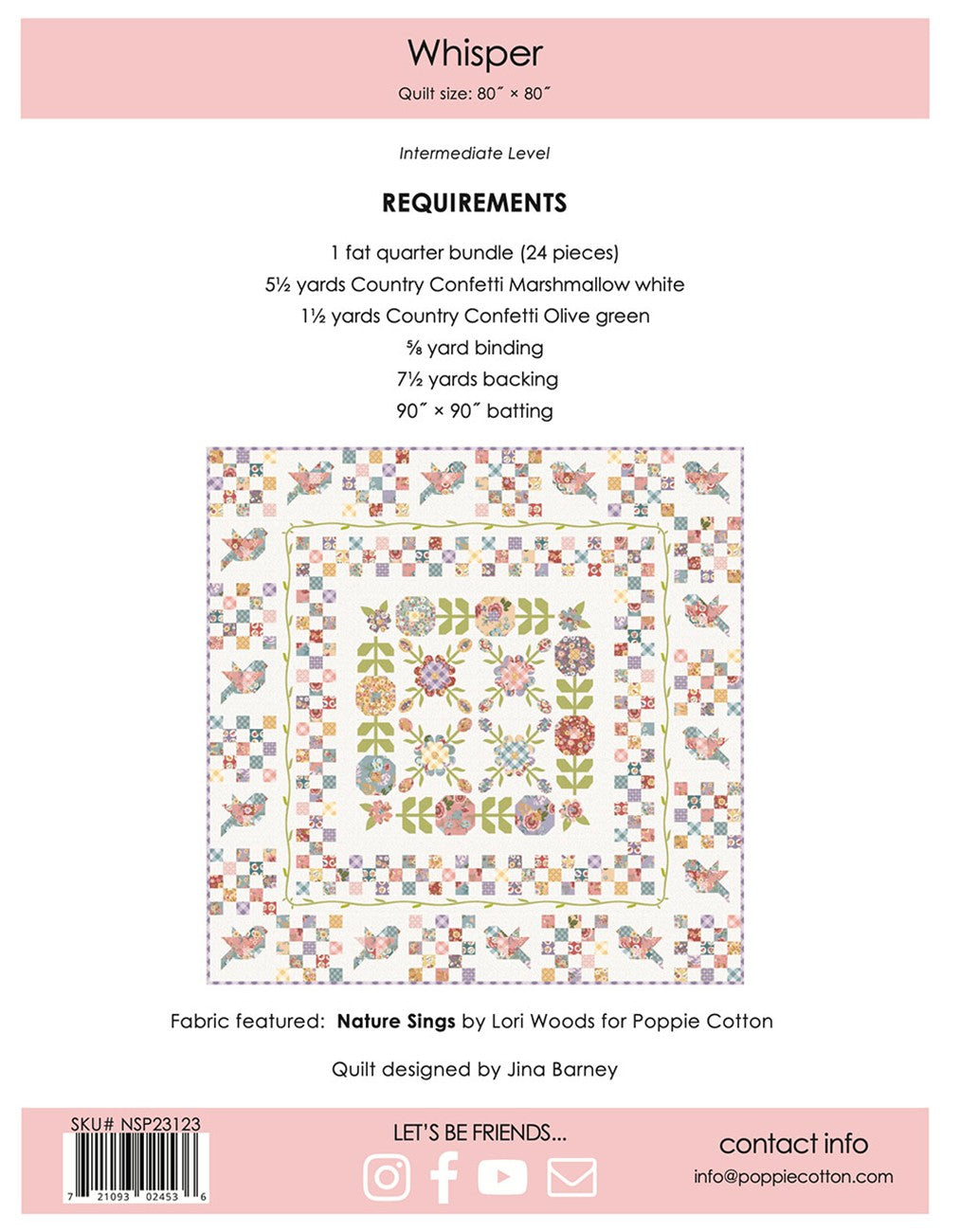 Whisper Quilt Pattern
