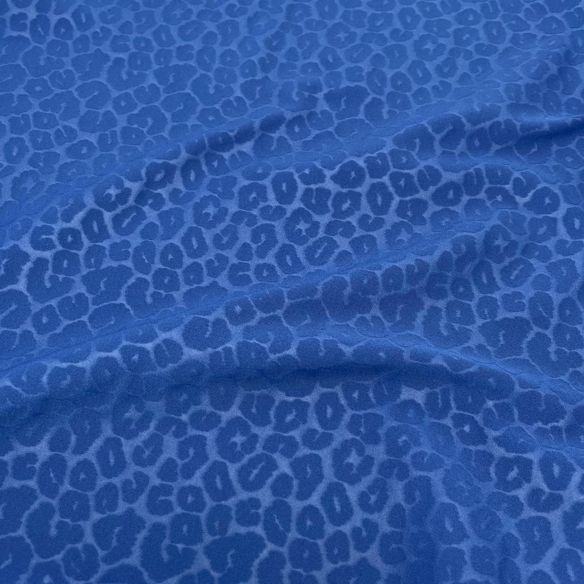 Nala Embossed Leopard Spandex Fabric | Blue Moon Fabrics