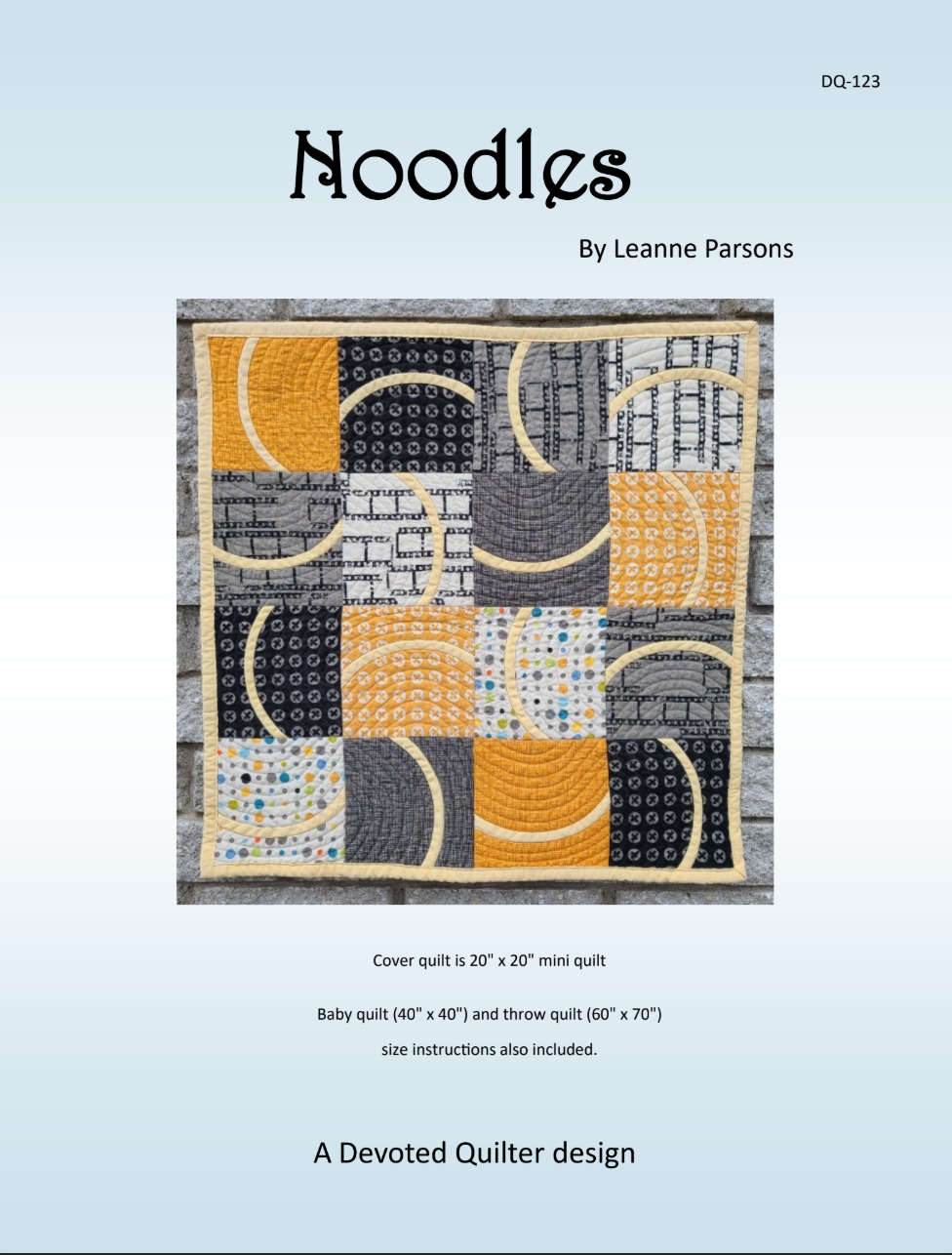 Noodles Downloadable Pattern