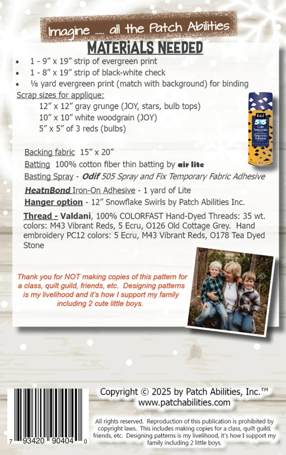 Rustic Joy Pattern