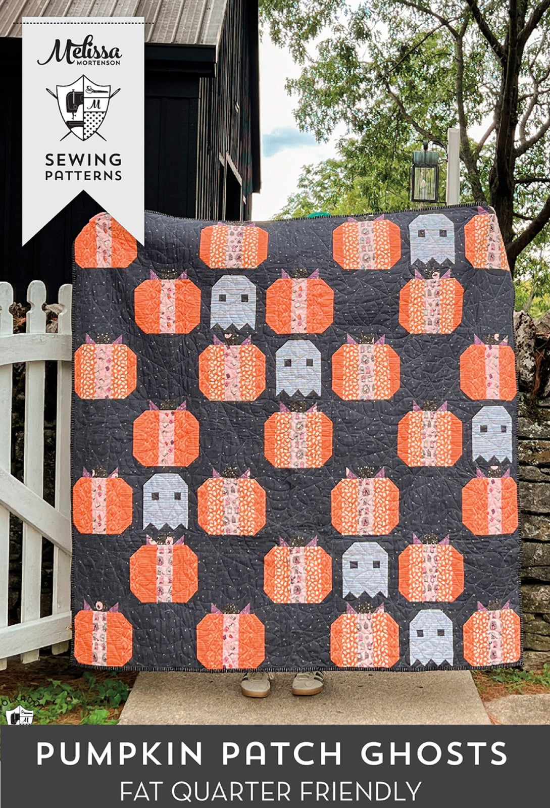 Pumpkin Patch Ghosts Quilt Pattern