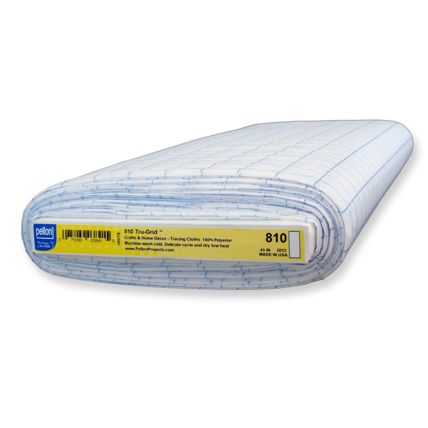 Pellon® 810 Tru-Grid® 45" x 10 yards Bolt. Color: White.
