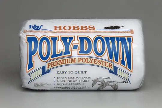 Hobbs Polydown Batting Package — Crib 45" × 60"
