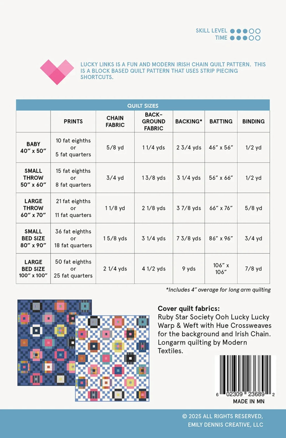 Lucky Links Quilt Pattern