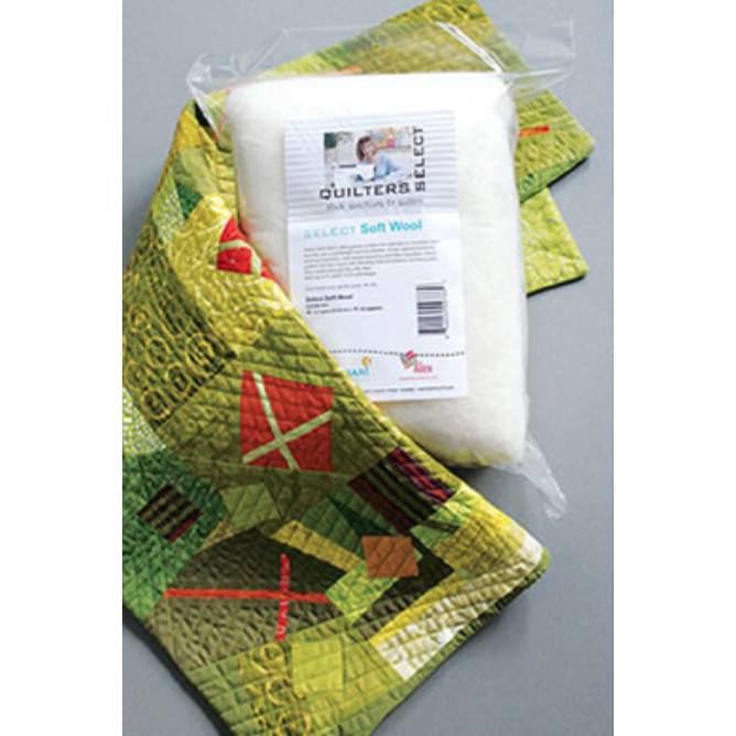 Quilters Select Soft Wool Batting - 96in x 1yd
