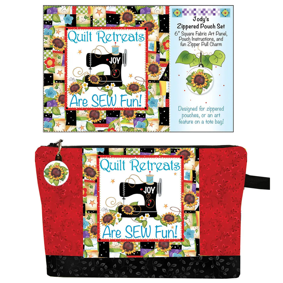 Quilt Ret Sew Fun Pouch Set