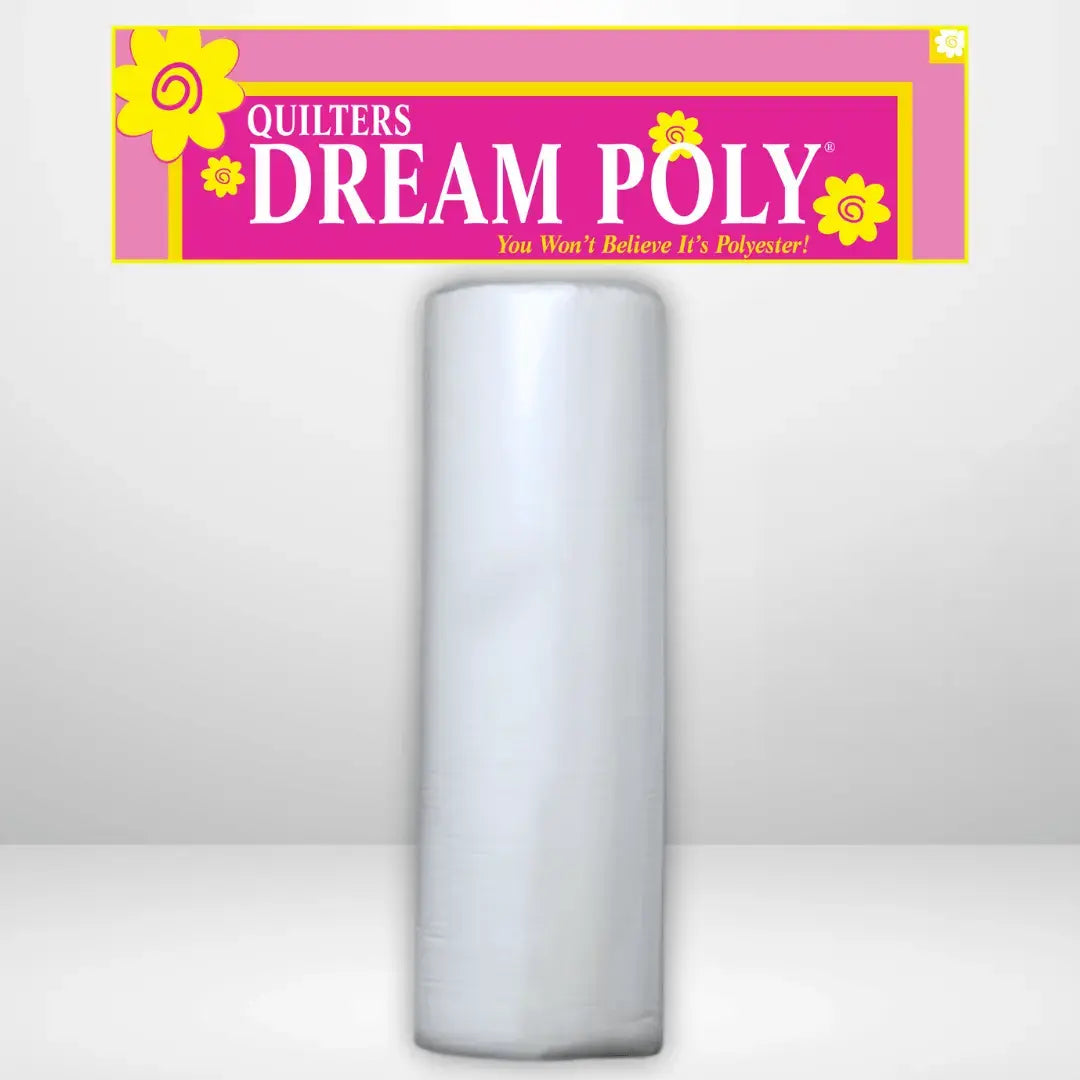 Quilters Dream Select White Poly Batting King Roll - 120" x 25 yards