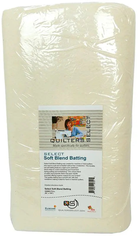 Quilters Select Blend Batting 93" x 100" - Full Cut