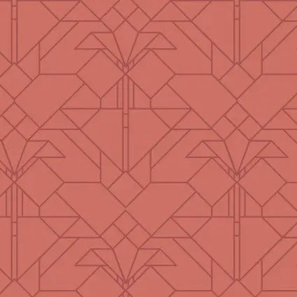Red Bright April Showers & Coonley Tulip Cotton Wideback Fabric per yard