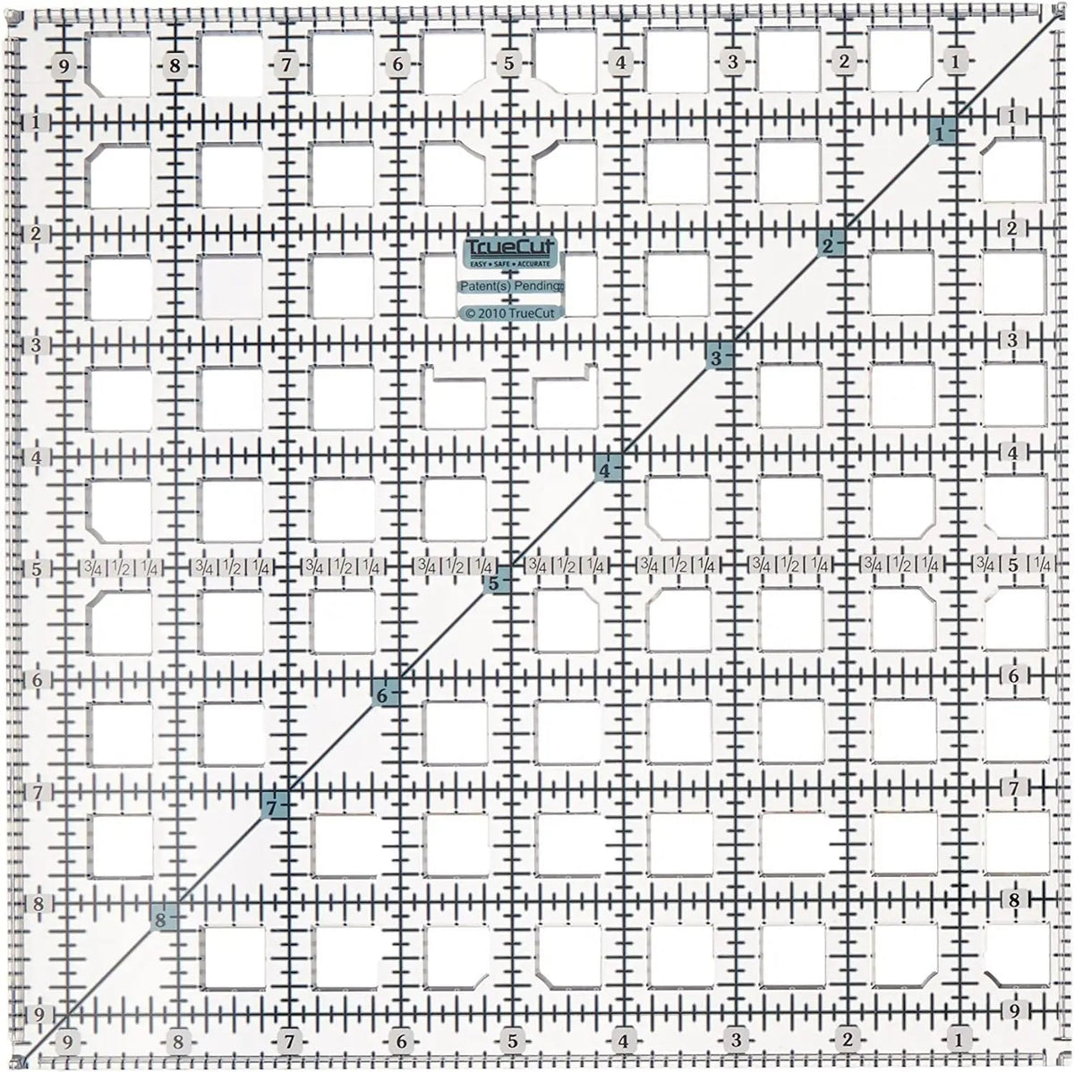 Ruler 9-1/2in x 9-1/2in