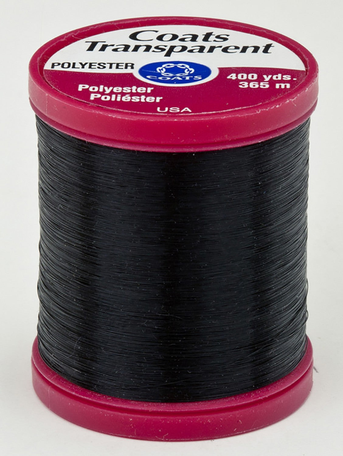 Coats Transparent Polyester Thread 400 yds Smoke