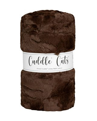 Luxe Cuddle 2 Yard Cut - Hide Chocolate