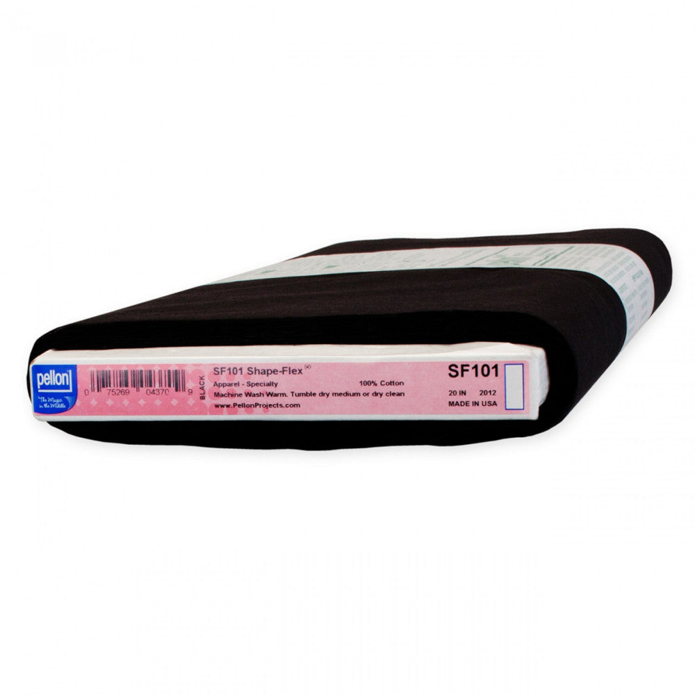 Pellon 20in Shape Flex Woven Cotton Interfacing, Black