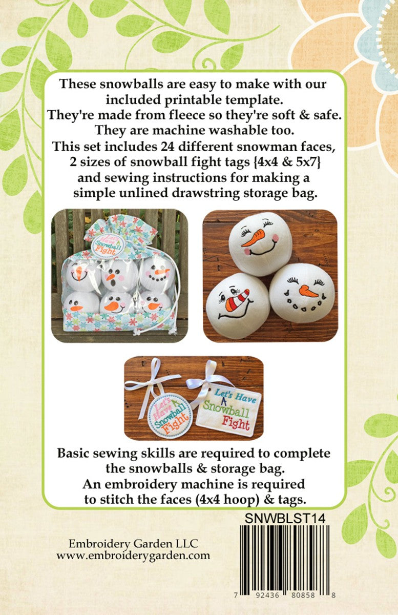Snowman Snowball Set