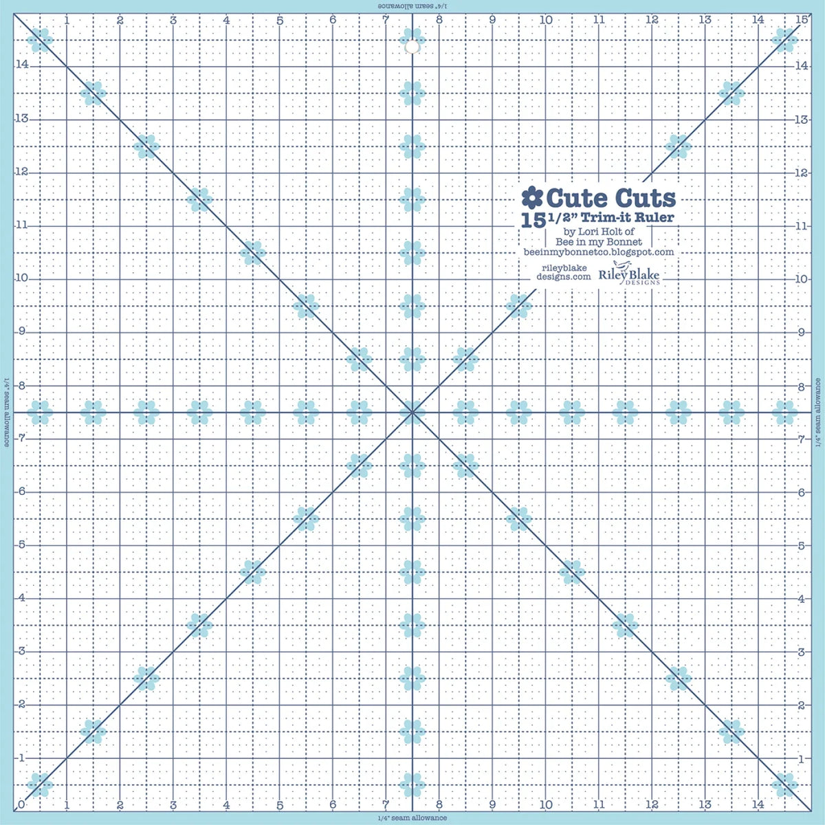 Trim It Ruler Square 15-1/2in x 15-1/2in