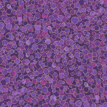 Shimmer Pansy Cotton 44"/45" Fabric Per Yard