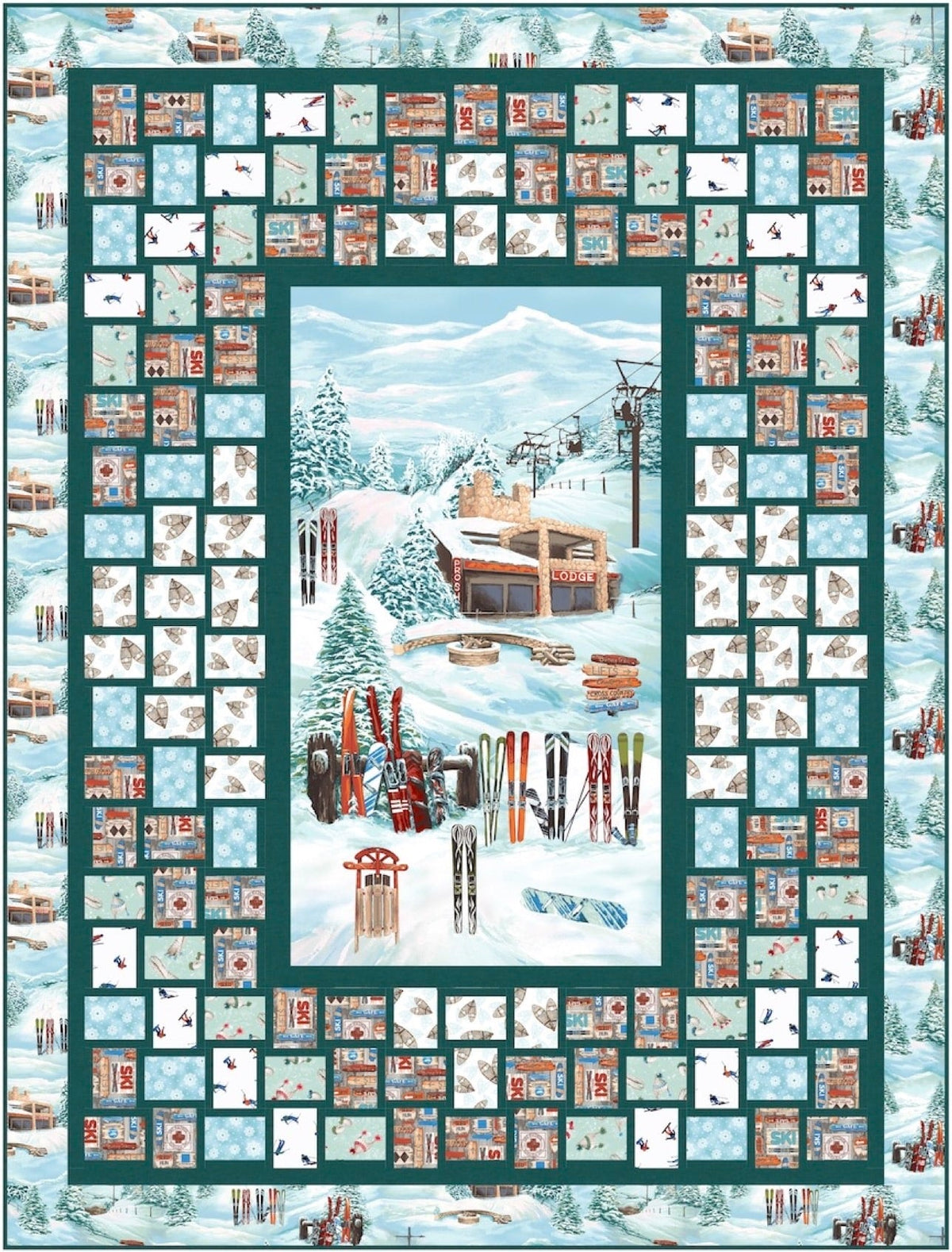 Ski Snapshots Downloadable Pattern