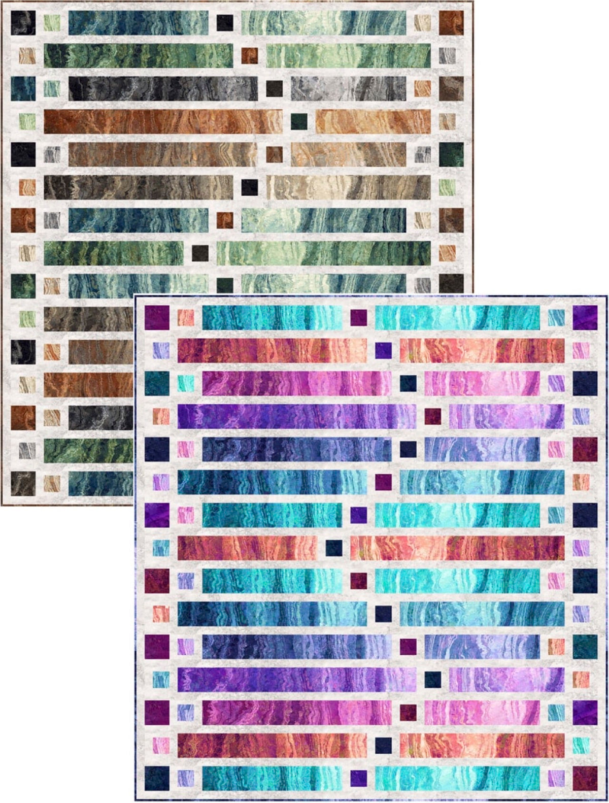 Staggered Strips Downloadable Pattern
