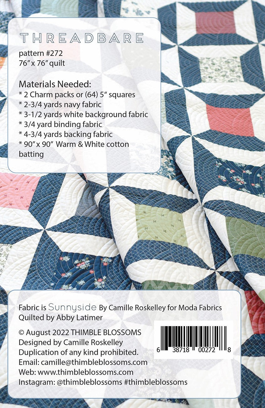 Threadbare Pattern Quilt Pattern