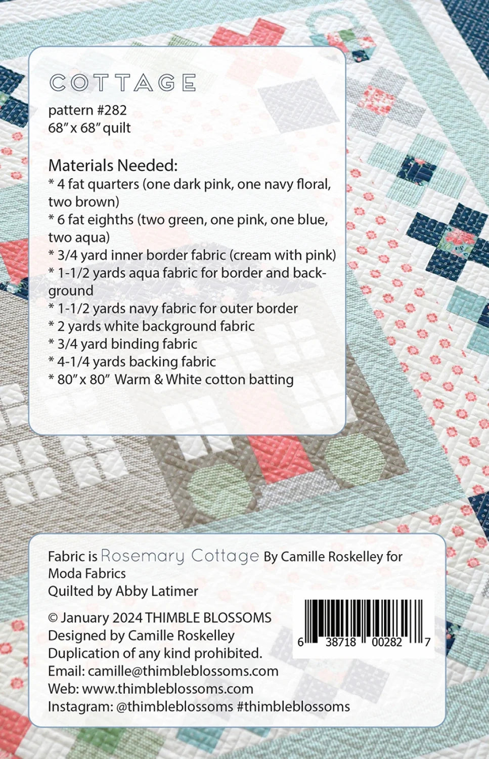Cottage Quilt Pattern