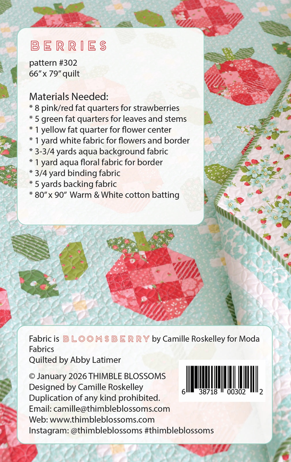 Berries pattern Quilt Pattern