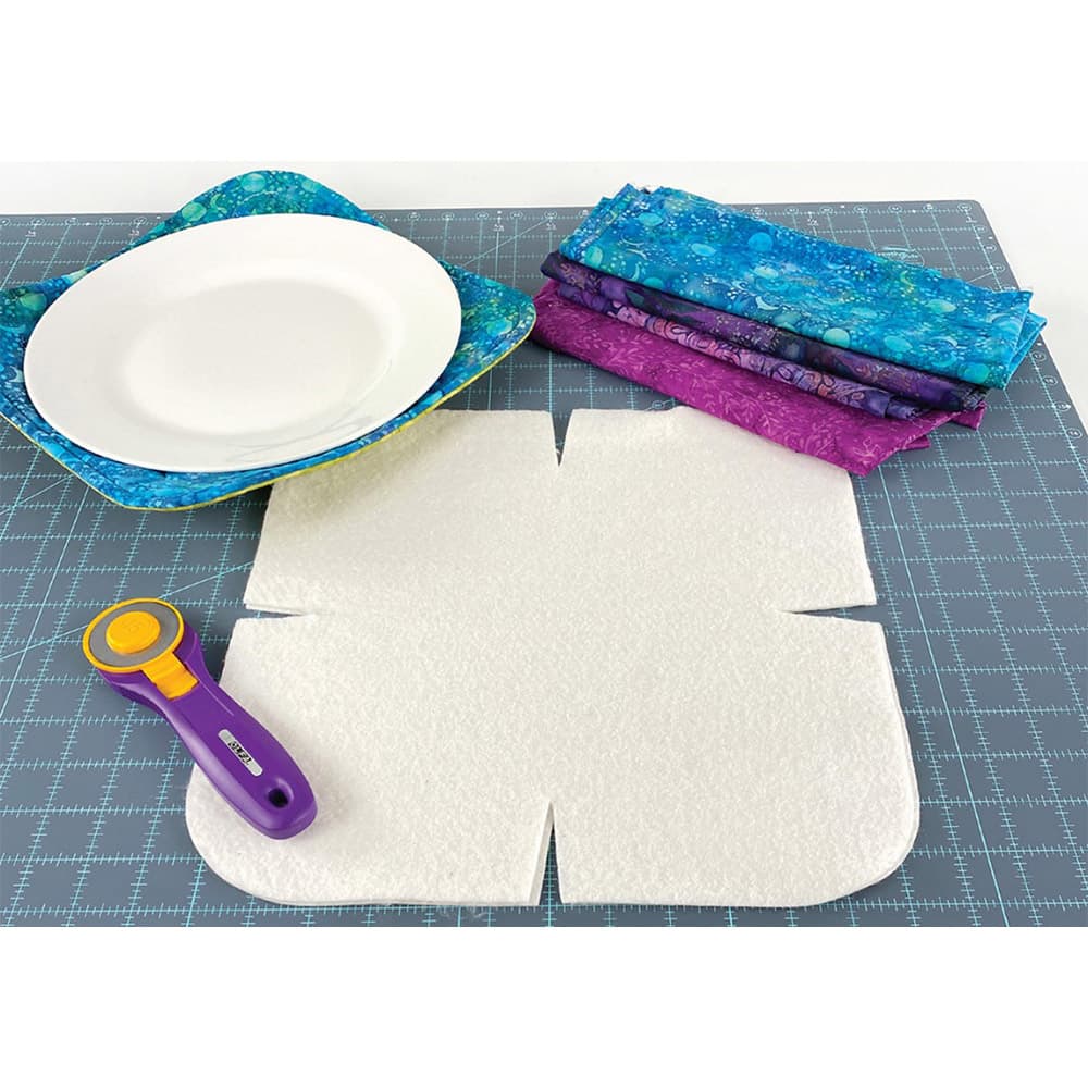 Gypsy Quilter, Plate Cozy Pre Cut Batting - 8ct