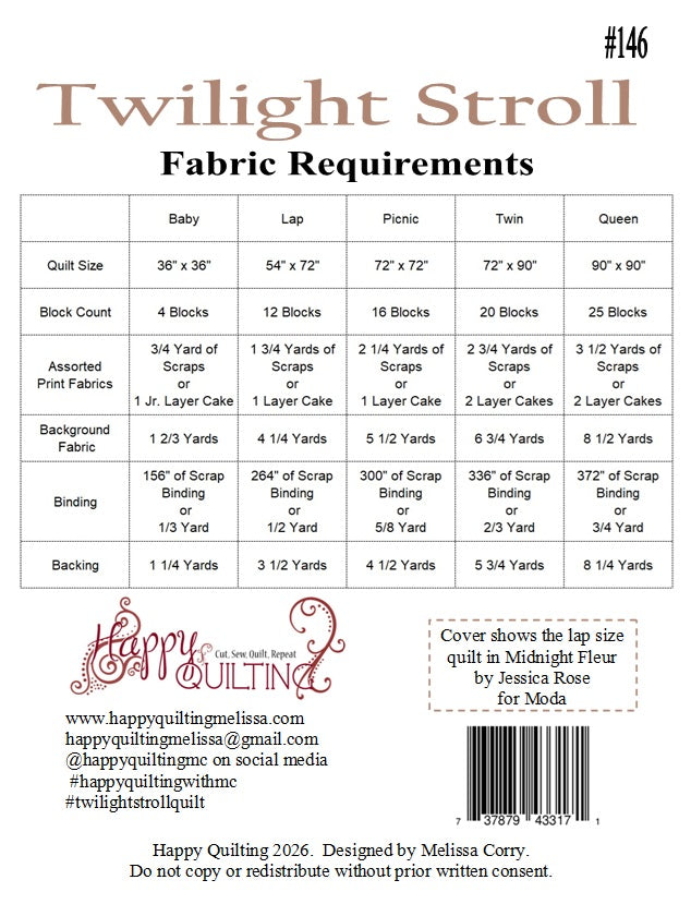 Twilight Stroll Downloadable Pattern