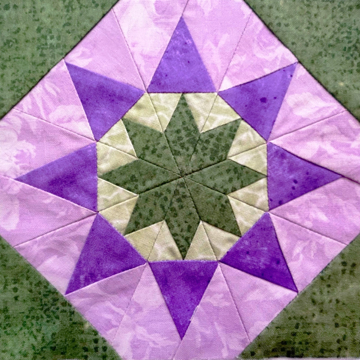 Compound Wedge Quilt Pattern