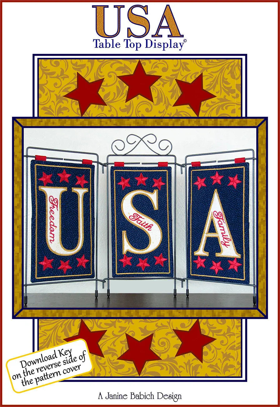USA Table Top Display