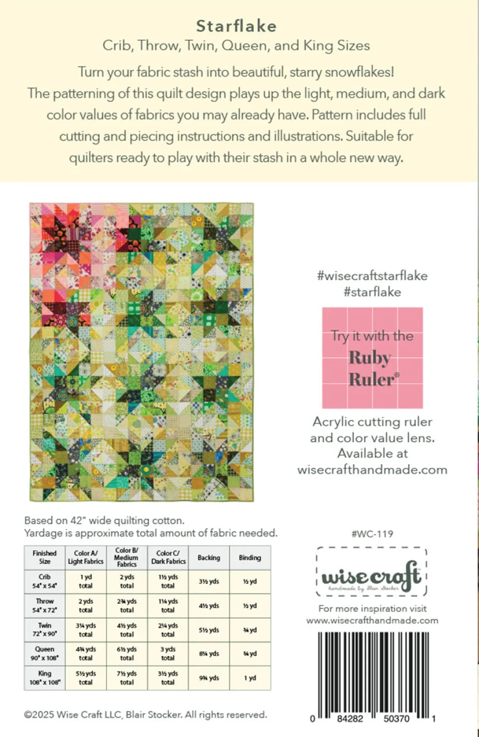 Starflake Quilt Pattern