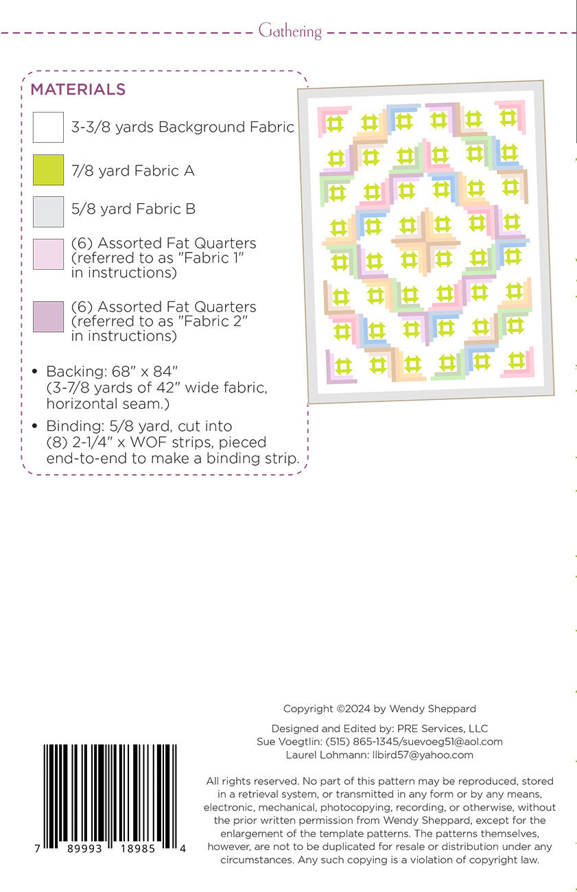 Gathering Quilt Pattern