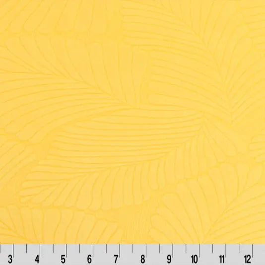 Yellow Sunshine Cuddle 3 Extra Wide Tropic Burnout Fabric - ( 3 Yard Pack )