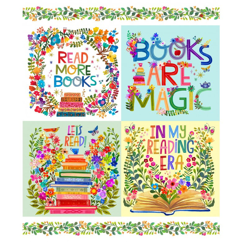 Multi Books Are Magic 36" Panel