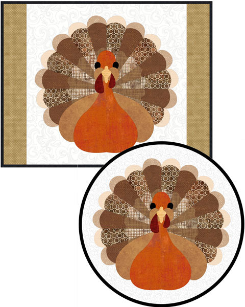 Turkey Talk Placemat Pattern