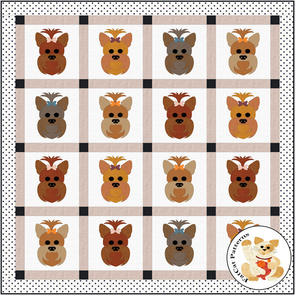 Dog Days, Yorky Quilt Pattern