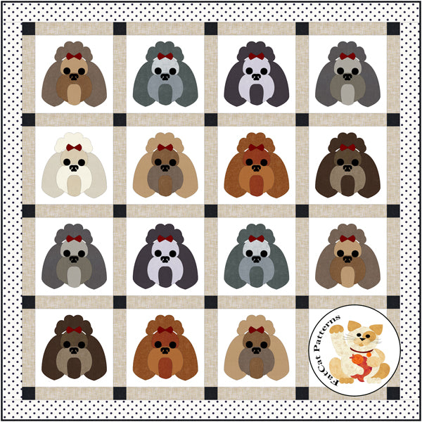 Dog Days, Shih Tzu Quilt Pattern