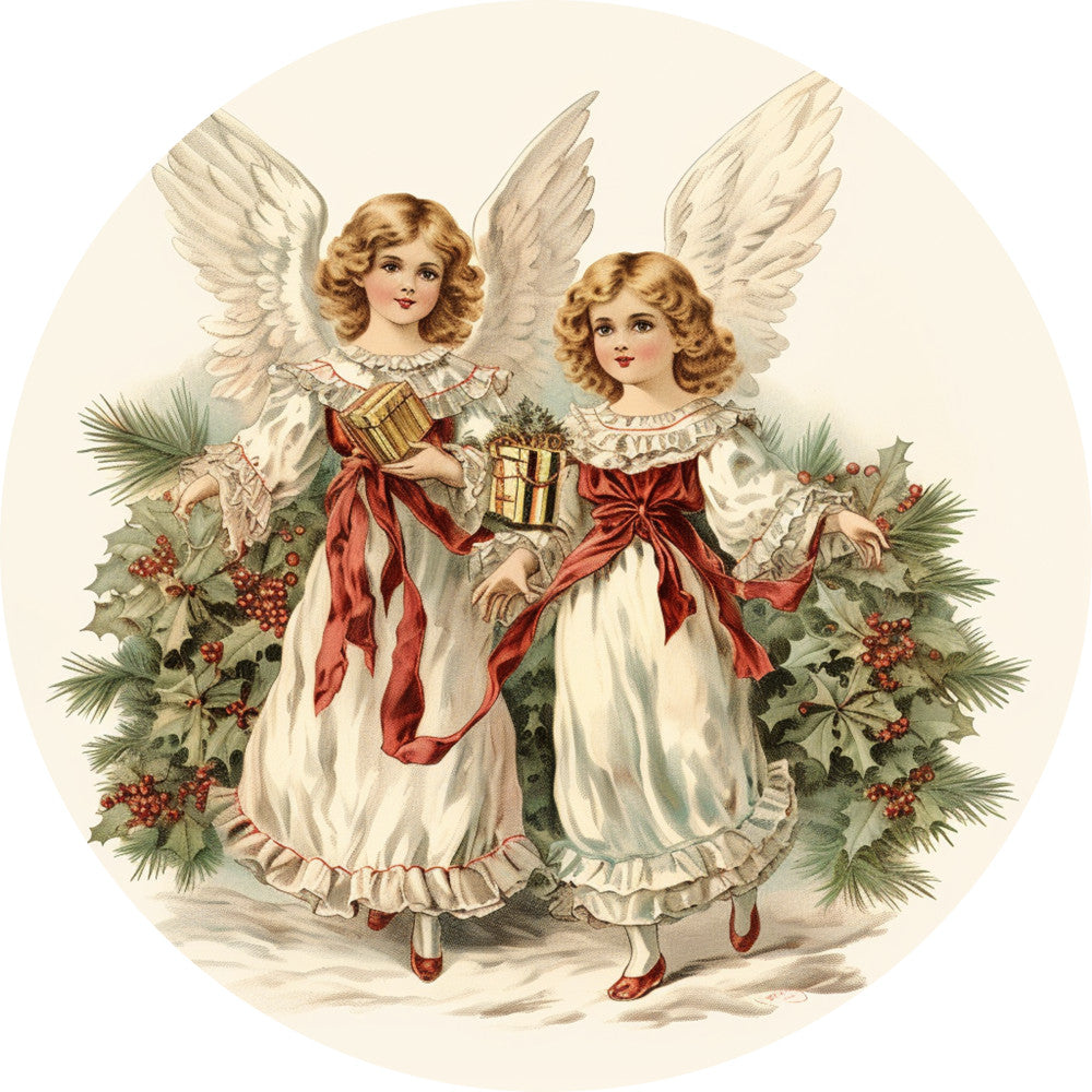 Nativity Christmas Ornaments Fabric Panel 17