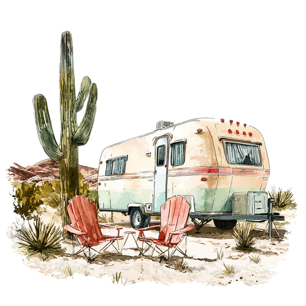 Route 66 Scene Fabric Panel 10