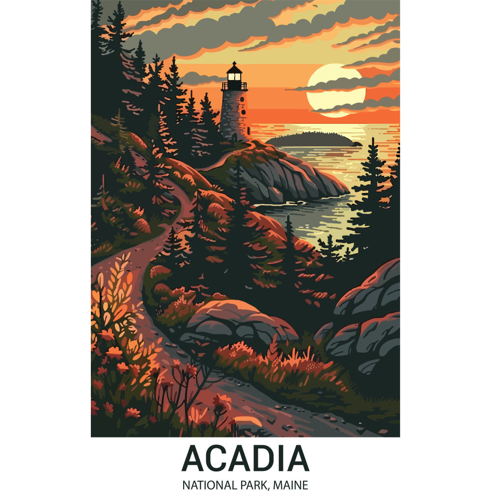 National Parks Posters Fabric Panel 18
