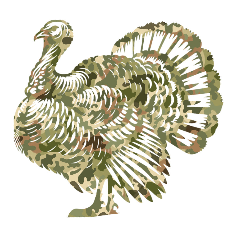 Camouflage Turkey Hunting Fabric Panel 1