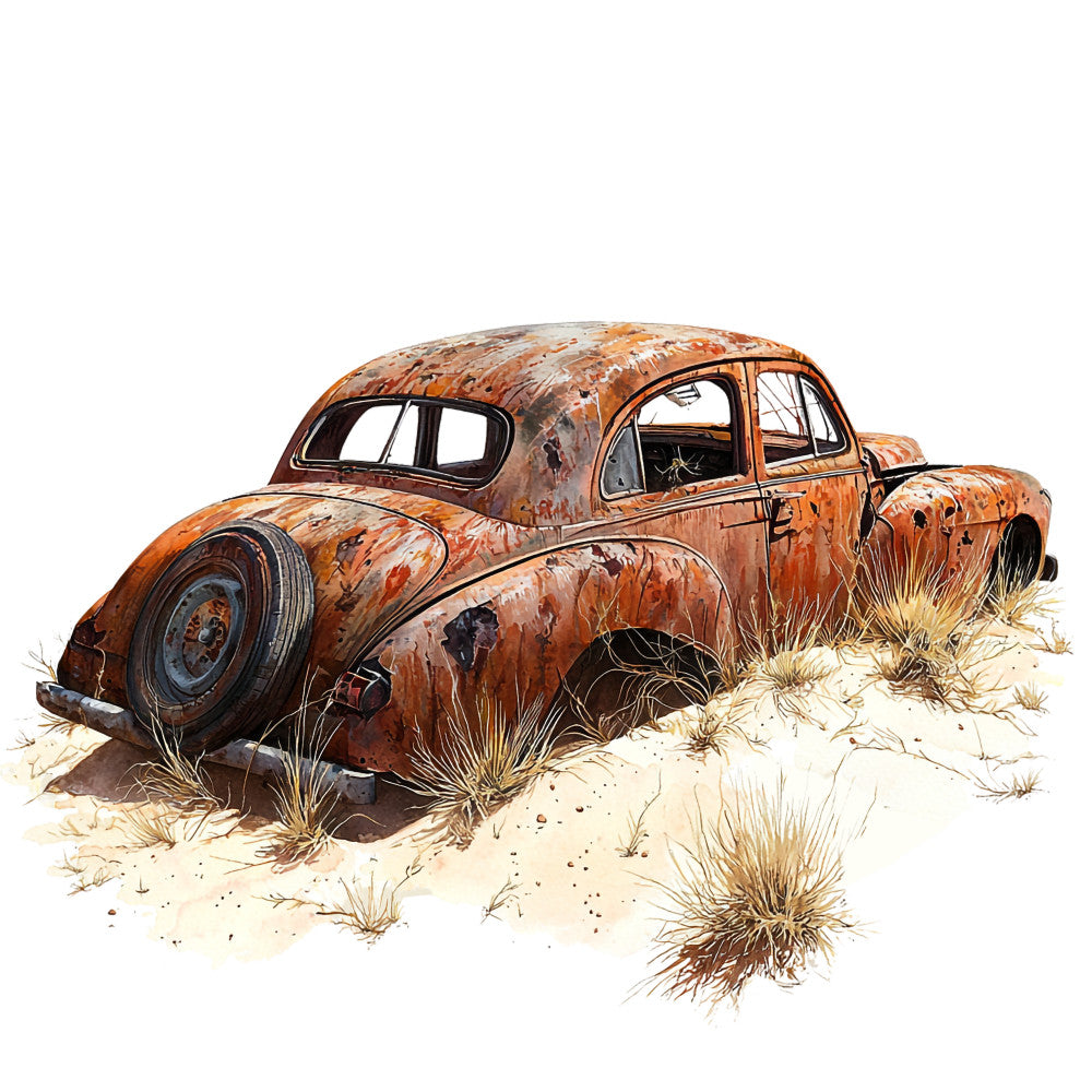 Route 66 Scene Fabric Panel 2