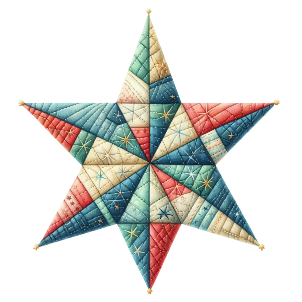 Patchwork Christmas Fabric Panel 5