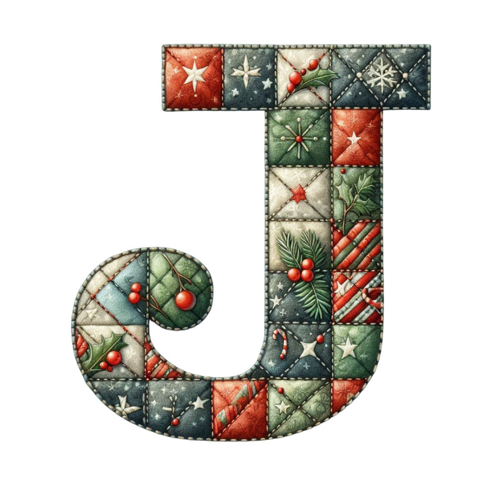 Christmas Patchwork Fabric Panel 20
