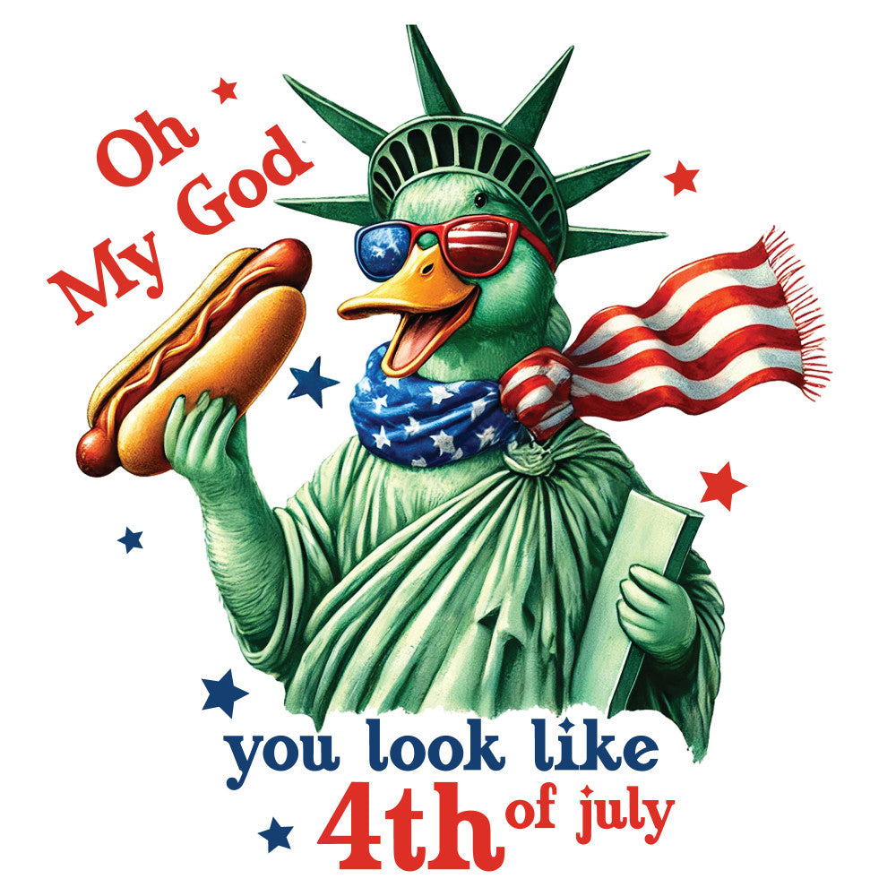 Funny 4th of July Fabric Panel 9