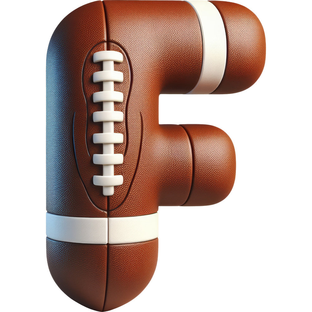 Football Alphabet Fabric Panel 14