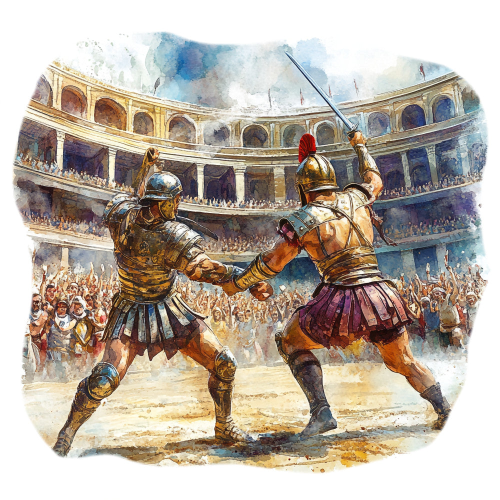 Roman Empire Fabric Panel 11