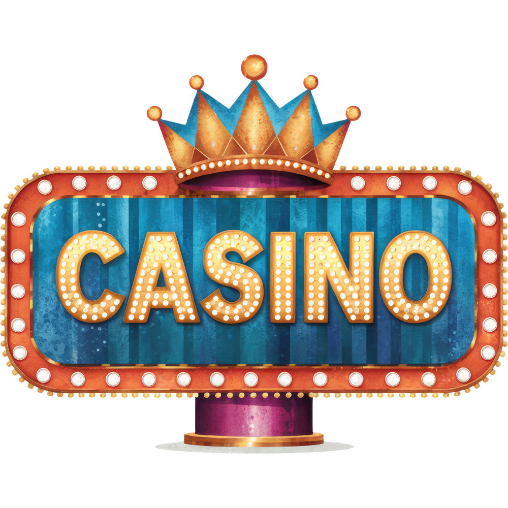 Watercolor Casino Fabric Panel 14