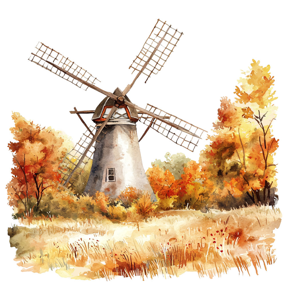 Autumn Landscape Fabric Panel 21