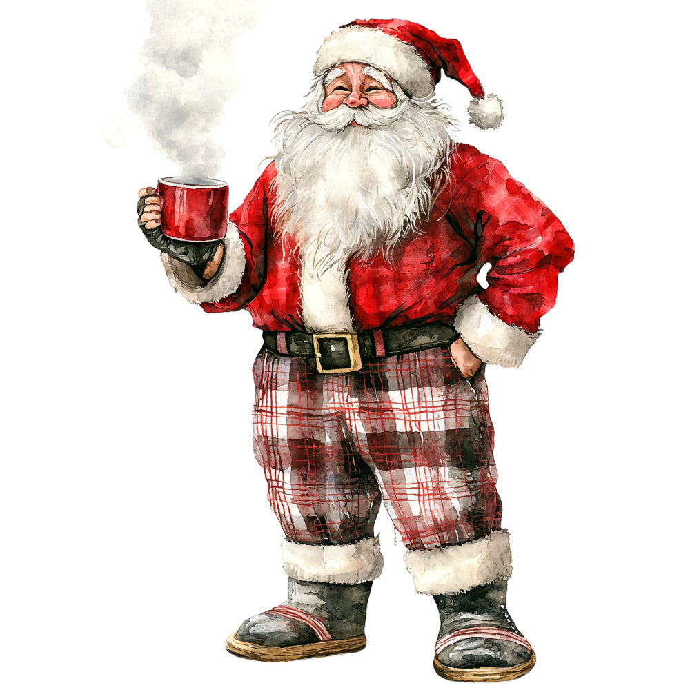 Santas Day Off Fabric Panel 16