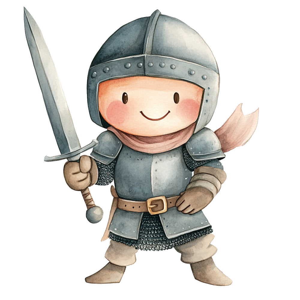 Cute Knight Fabric Panel 23